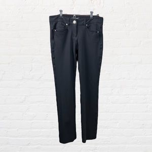 WHBM Slim Leg 5-Pocket Ponte Pants, 00S